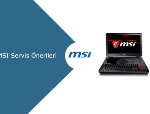 MSI Servis Laptop Kullanım Önerileri